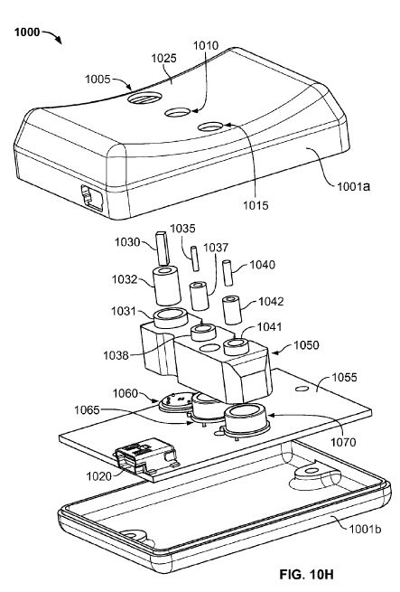 Hutchinson Technology wearable oxygenation sensor applied to a patient's foot